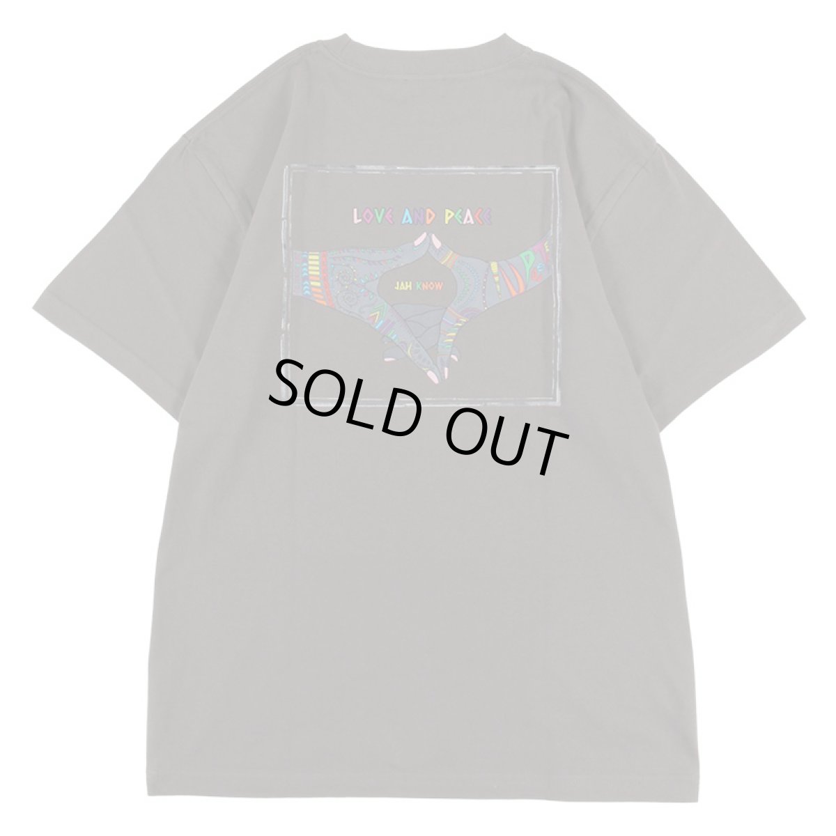 画像3: 【ラストXXLのみ】PeeTee. (ピーティー) “MULTI COLOR LOVE AND PEACE TEE” (3)