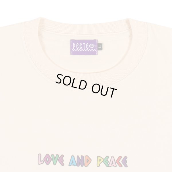 画像4: PeeTee. (ピーティー) “MULTI COLOR LOVE AND PEACE TEE” (4)