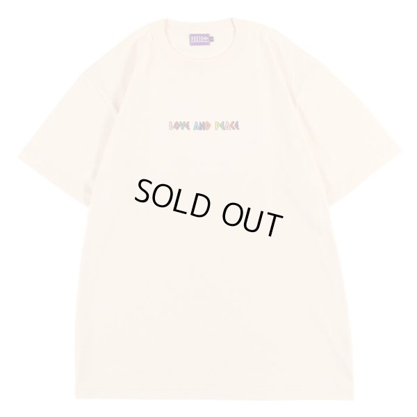 画像2: PeeTee. (ピーティー) “MULTI COLOR LOVE AND PEACE TEE” (2)