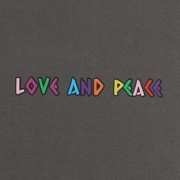画像5: 【ラストXXLのみ】PeeTee. (ピーティー) “MULTI COLOR LOVE AND PEACE TEE” (5)