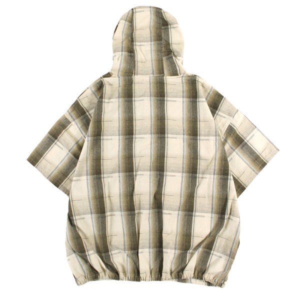 画像2: PeeTee. (ピーティー) “CHECKERD SMOCK HOOD” (2)