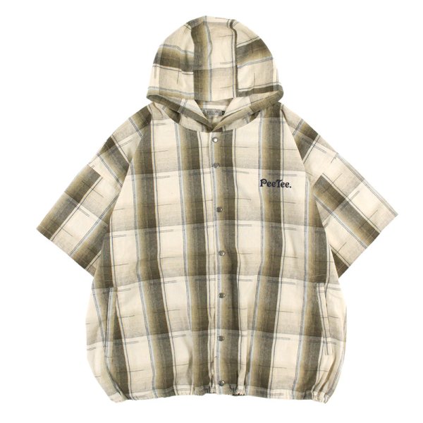 画像1: PeeTee. (ピーティー) “CHECKERD SMOCK HOOD” (1)