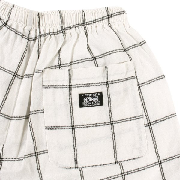 画像7: 【ラストLのみ】PeeTee. (ピーティー) “CHECKERED TUCK SHORTS” (7)