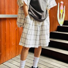 画像9: 【ラストLのみ】PeeTee. (ピーティー) “CHECKERED TUCK SHORTS” (9)