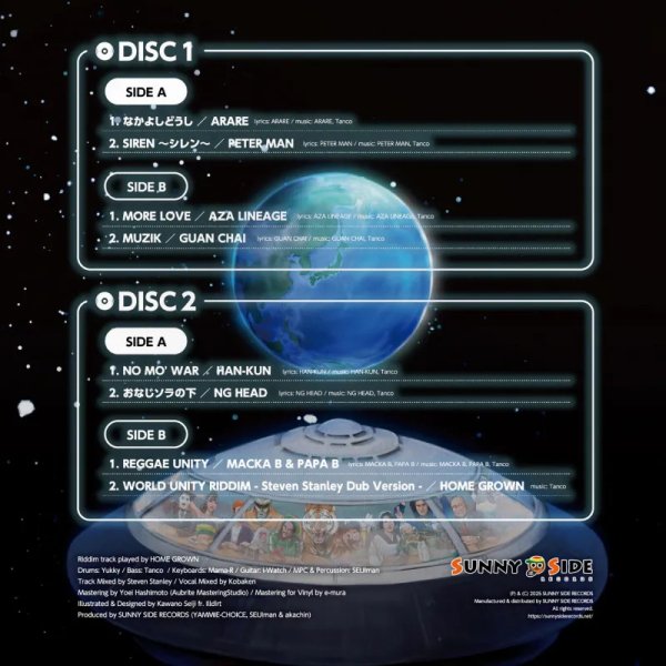 画像3: 【10inchｘ2】V.A.『WORLD UNITY RIDDIM ONE WAY』 (3)