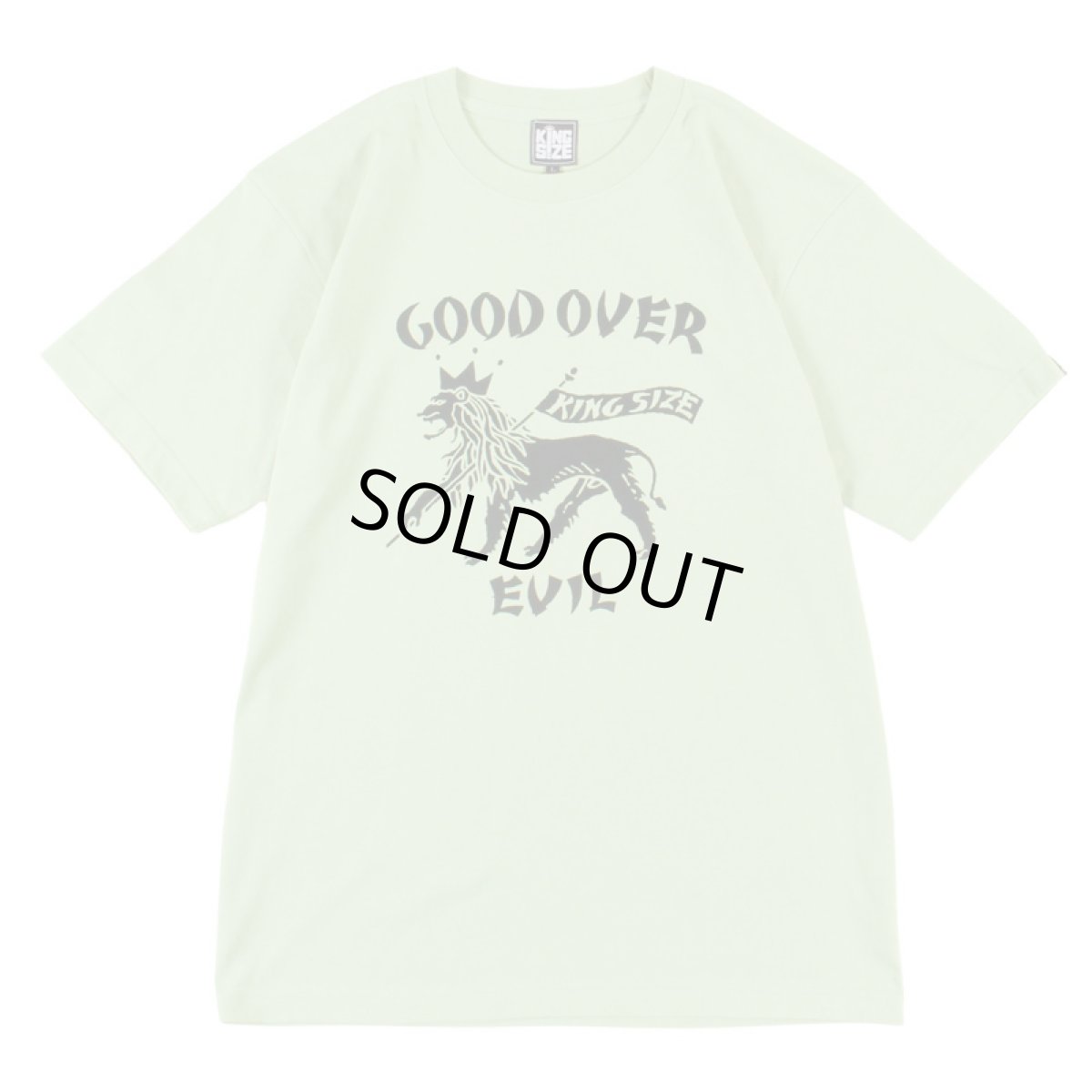 画像1: KINGSIZE（キングサイズ）“GOOD OVER EVIL TEE” (1)