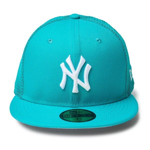 画像2: NEWERA（ニューエラ）“59FIFTY トラッカー Beautiful Beach ニューヨーク・ヤンキース ティールブリーズ” (2)