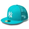 画像1: NEWERA（ニューエラ）“59FIFTY トラッカー Beautiful Beach ニューヨーク・ヤンキース ティールブリーズ” (1)