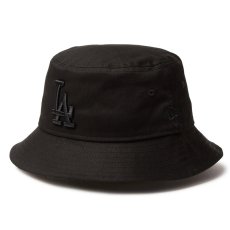 画像1: NEWERA（ニューエラ）“バケット01 MLB Tonal Bucket Hat ロサンゼルス・ドジャース ブラック” (1)