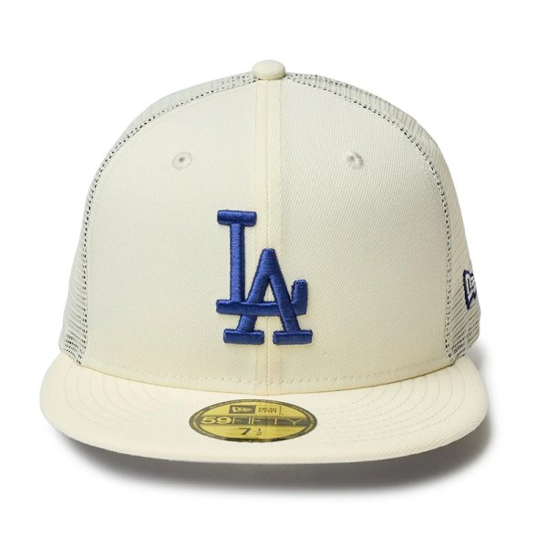 画像2: NEWERA（ニューエラ）“59FIFTY トラッカー Beautiful Beach ロサンゼルス・ドジャース クロームホワイト” (2)