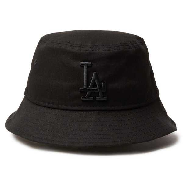 画像2: NEWERA（ニューエラ）“バケット01 MLB Tonal Bucket Hat ロサンゼルス・ドジャース ブラック” (2)