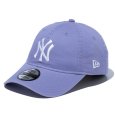 画像1: NEWERA（ニューエラ）“9TWENTY ニューヨーク・ヤンキース ウォッシュドコットン ラベンダー × ホワイト” (1)