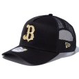画像1: NEWERA（ニューエラ）“9FORTY A-Frame トラッカー オリックス・バファローズ ブラック × ゴールド” (1)