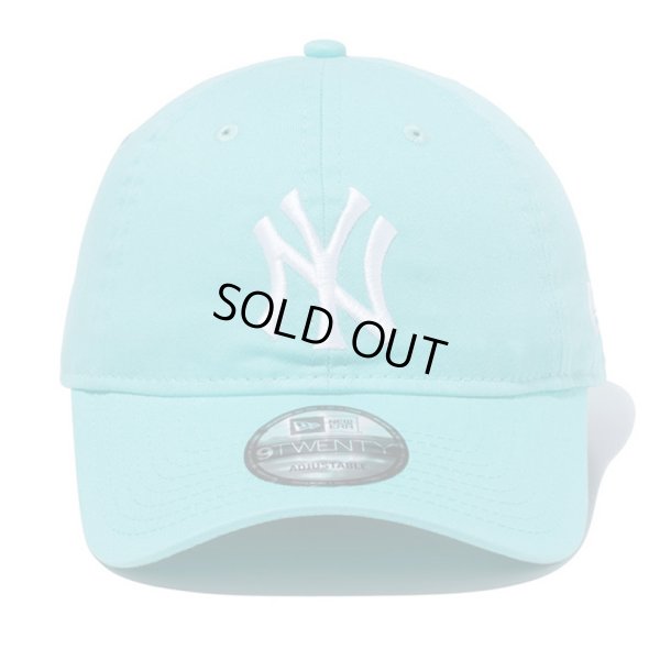 画像2: NEWERA（ニューエラ）“9TWENTY ニューヨーク・ヤンキース ウォッシュドコットン ブルーティント × ホワイト” (2)