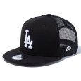 画像1: NEWERA（ニューエラ）“9FIFTY トラッカー ロサンゼルス・ドジャース ブラック × ホワイト” (1)