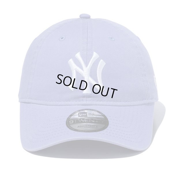 画像2: NEWERA（ニューエラ）“9TWENTY ニューヨーク・ヤンキース ウォッシュドコットン ラベンダー × ホワイト” (2)