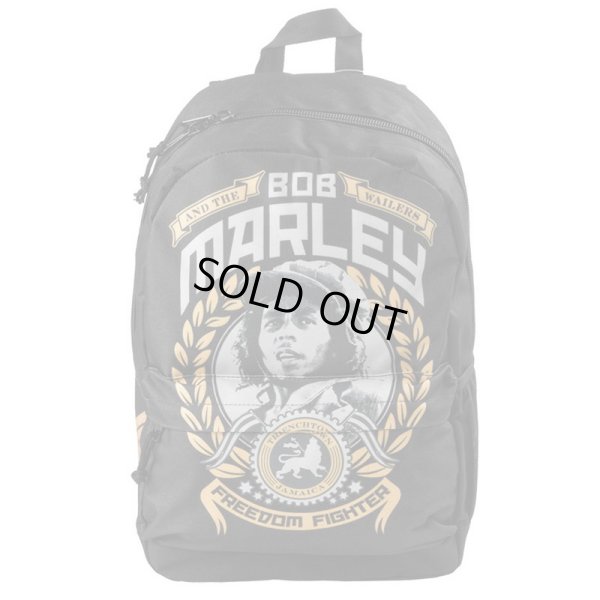 画像1: ZION ROOTSWEAR（ザイオンルーツウエア） “BOB MARLEY FREEDOM FIGHTER / CLASSIC BACKPACK / バックパック” (1)