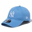 画像1: NEWERA（ニューエラ）“9TWENTY ニューヨーク・ヤンキース ウォッシュドコットン スカイブルー × ホワイト” (1)