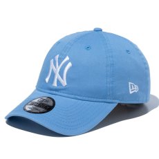 画像1: NEWERA（ニューエラ）“9TWENTY ニューヨーク・ヤンキース ウォッシュドコットン スカイブルー × ホワイト” (1)