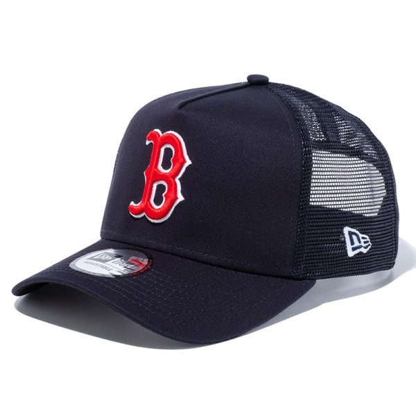 画像1: NEWERA（ニューエラ）“9FORTY A-Frame トラッカー ボストン・レッドソックス ネイビー” (1)