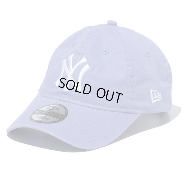 画像6: NEWERA（ニューエラ）“9TWENTY ニューヨーク・ヤンキース ウォッシュドコットン ラベンダー × ホワイト” (6)