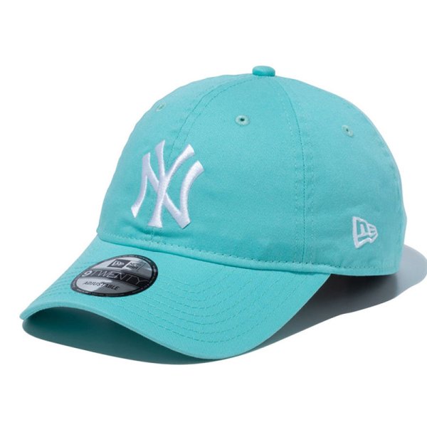 画像1: NEWERA（ニューエラ）“9TWENTY ニューヨーク・ヤンキース ウォッシュドコットン ブルーティント × ホワイト” (1)