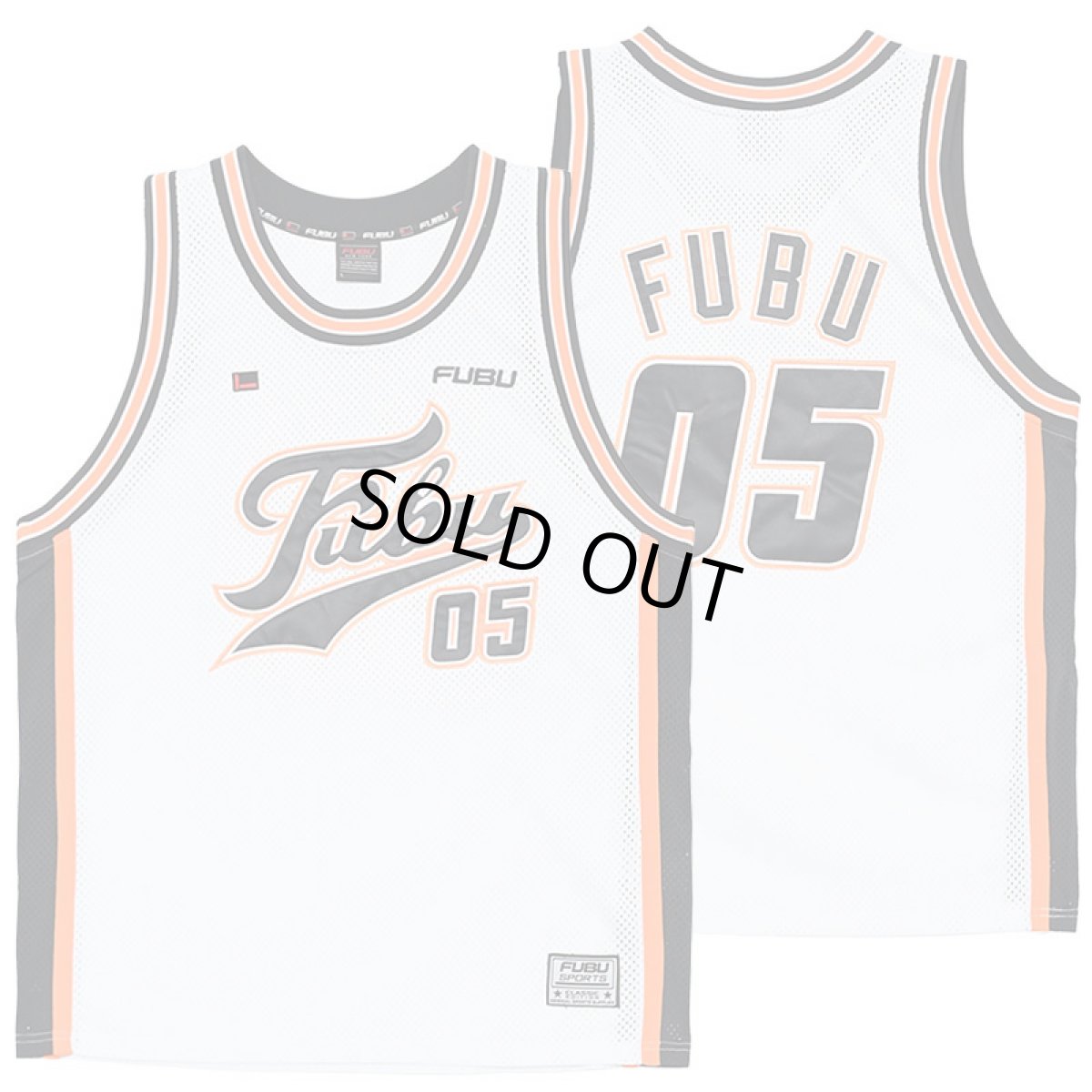 画像2: 【30%OFF】FUBU（フブ） “BASCKETBALL SHIRT/バスケットボールシャツ” (2)