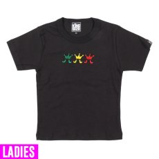 画像1: [レディース] KINGSIZE（キングサイズ）“THREE KING CROPPED WOMEN'S TEE” (1)