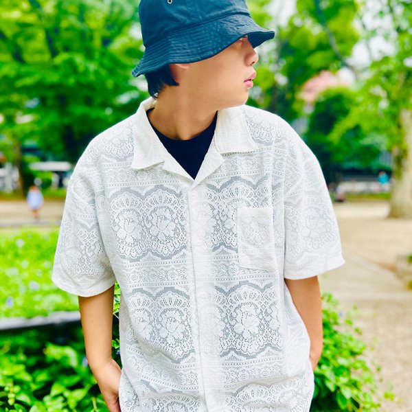 画像12: KINGSIZE（キングサイズ）“FLOWER LACE SHIRTS” (12)