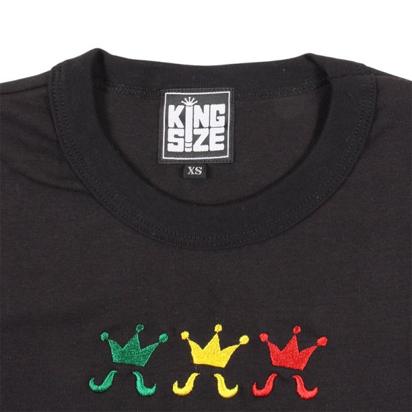 画像3: [レディース] KINGSIZE（キングサイズ）“THREE KING CROPPED WOMEN'S TEE” (3)