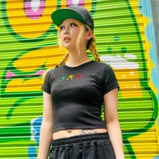 画像7: [レディース] KINGSIZE（キングサイズ）“THREE KING CROPPED WOMEN'S TEE” (7)