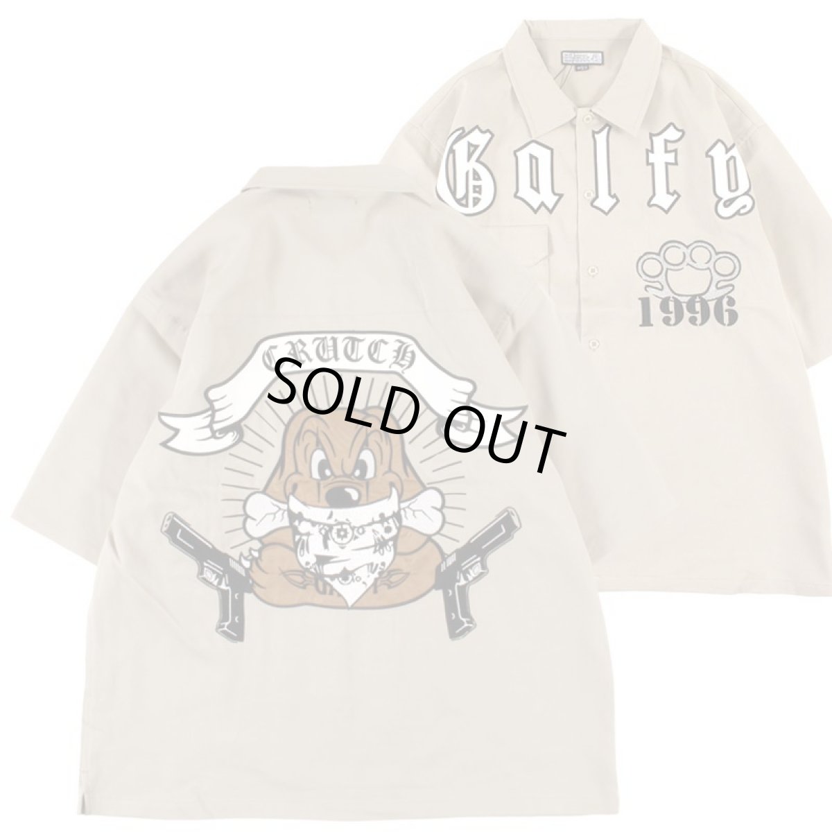 画像2: 【半額】【ラスト大型犬（XL）のみ】GALFY(ガルフィー) “チカーノガルシャツ” (2)