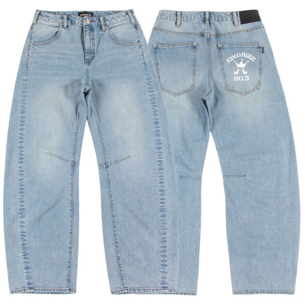 画像1: KINGSIZE（キングサイズ）“CURVE DENIM PANTS” (1)