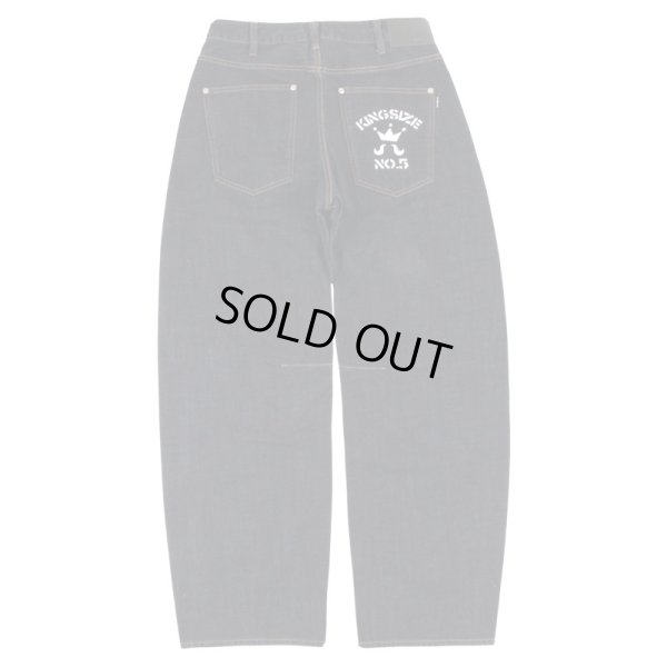 画像3: 【ラストXLのみ】KINGSIZE（キングサイズ）“CURVE DENIM PANTS” (3)