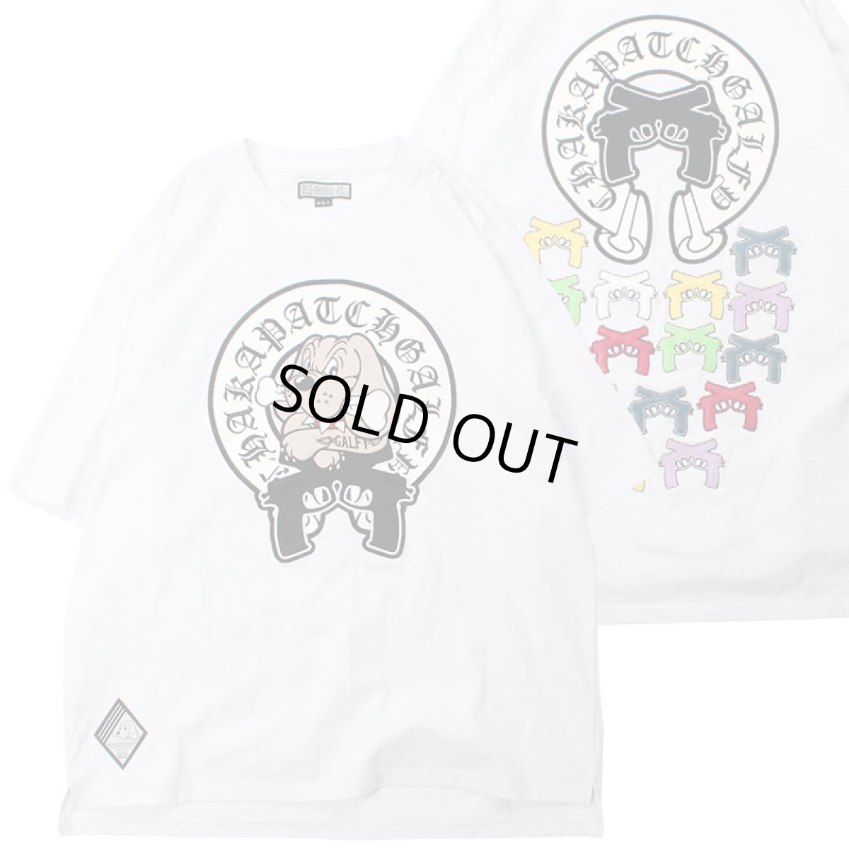 画像2: 【半額】GALFY(ガルフィー) “チャカパッチTシャツ2” (2)