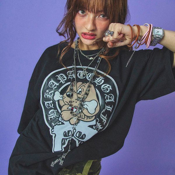 画像1: GALFY(ガルフィー) “チャカパッチTシャツ2” (1)