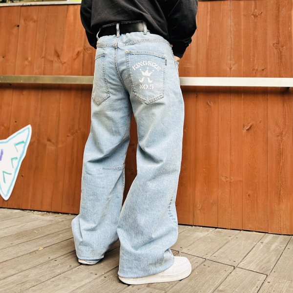 画像17: KINGSIZE（キングサイズ）“CURVE DENIM PANTS” (17)