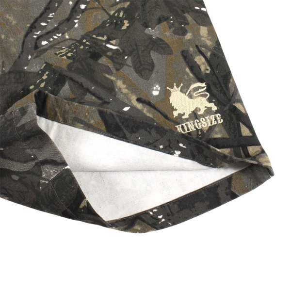 画像6: 【ラストLのみ】KINGSIZE（キングサイズ）“REAL TREE CAMO  WIDE HALF PANTS” (6)
