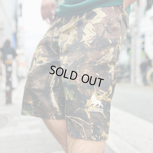 画像11: 【ラストLのみ】KINGSIZE（キングサイズ）“REAL TREE CAMO  WIDE HALF PANTS” (11)