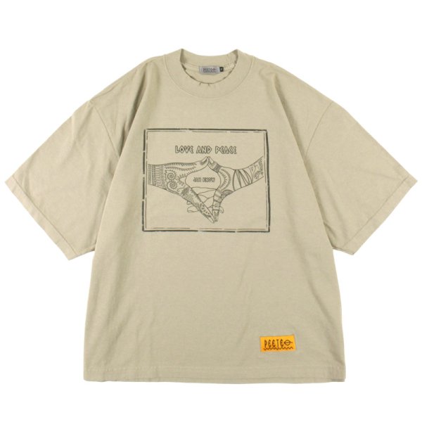 画像1: PeeTee. (ピーティー) “LOVE AND PEACE CLASSIC TEE” (1)