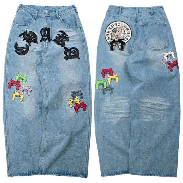 画像2: GALFY(ガルフィー) “チャカパッチデニム2” (2)