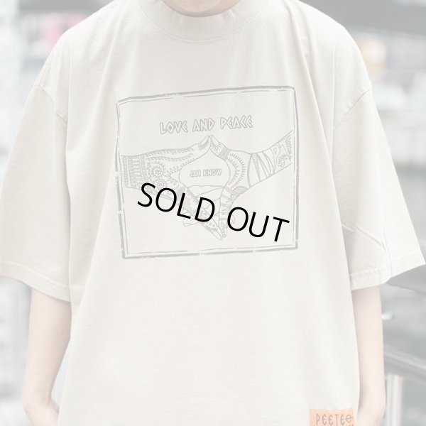 画像9: 【2025.06.27再入荷】【ラストXXLのみ】PeeTee. (ピーティー) “LOVE AND PEACE CLASSIC TEE” (9)