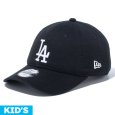 画像1: 【キッズ】NEWERA（ニューエラ）“Youth 9TWENTY ロサンゼルス・ドジャース ブラック × ホワイト” (1)