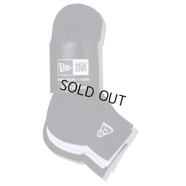 画像17: NEWERA（ニューエラ） “ソックス アンクル 3ペア ブラック/ホワイト/ネイビー” (17)