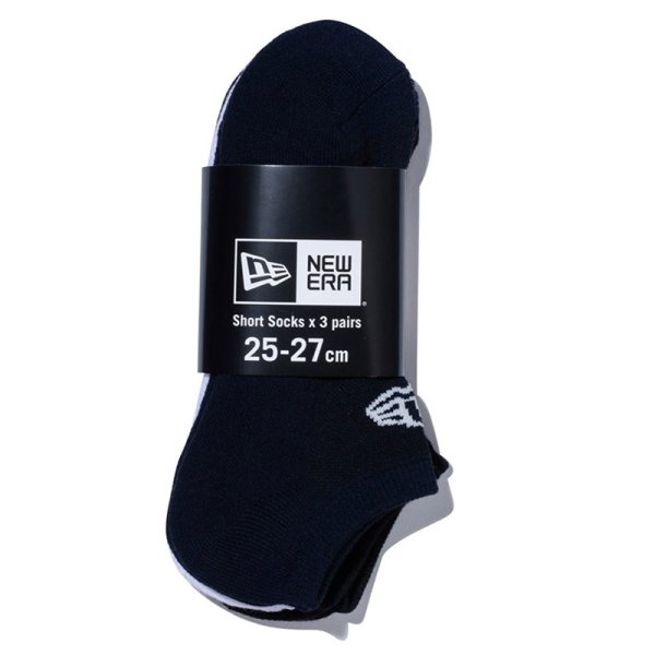 画像18: NEWERA（ニューエラ） “ソックス ショート 3ペア ブラック/ホワイト/ネイビー” (18)