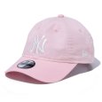 画像3: 【キッズ】NEWERA（ニューエラ）“Youth 9TWENTY ニューヨーク・ヤンキース ピンク × ホワイト” (3)