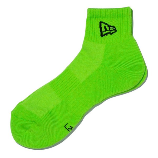 画像2: NEWERA（ニューエラ） “ソックス アンクル 3ペア ブラック/ネオンオレンジ/ネオングリーン” (2)