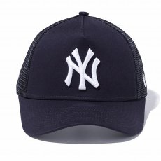 画像2: 【キッズ】NEWERA（ニューエラ）“Youth 9FORTY A-Frame トラッカー ニューヨーク・ヤンキース ネイビー × ホワイト” (2)