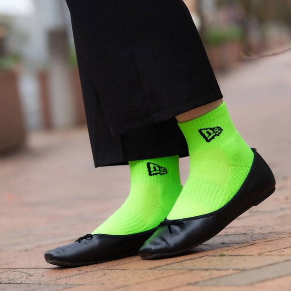 画像20: NEWERA（ニューエラ） “ソックス アンクル 3ペア ブラック/ネオンオレンジ/ネオングリーン” (20)