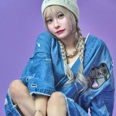 画像1: GALFY(ガルフィー) “病みに染まりしボロボロ甚平” (1)